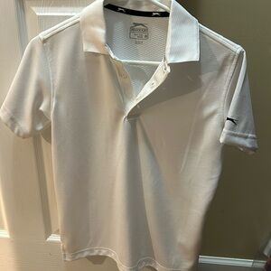 Boys like new golf shirt